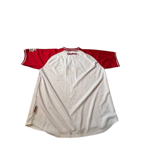 St. Louis Cardinals MLB White & Red Short Sleeve Baseball Jersey 2XL - Picture 10 of 13